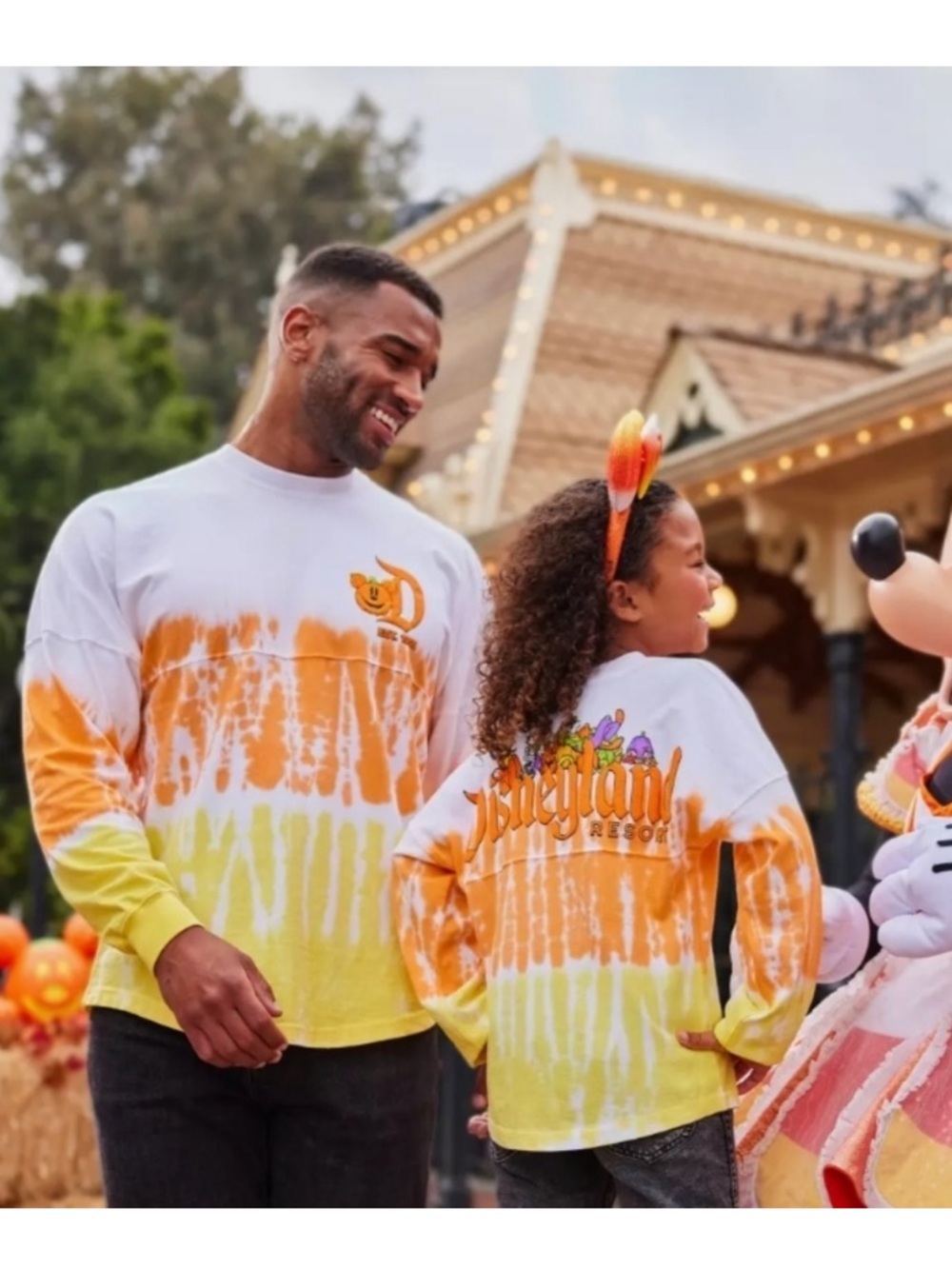 Disney Spirit Halloween Tie-Dye Long Sleeve Tee Sz Medium